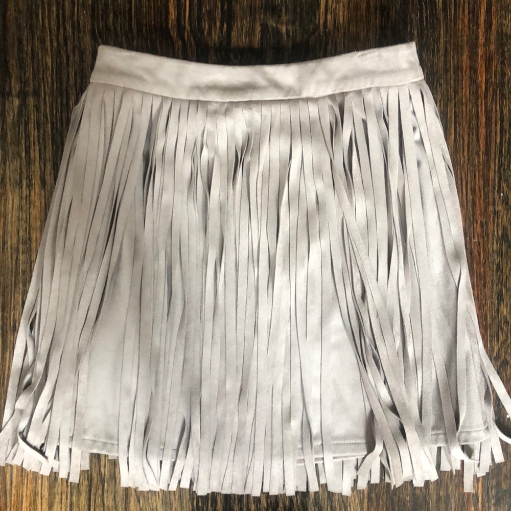 Sexy fringed skirt